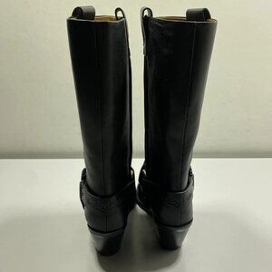 NEW SEE BY CHLOE Women's Western Boots – Black Leather, Size 9
